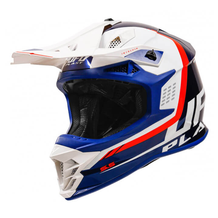 casque cross ufo intrepid navy 2024 motocross