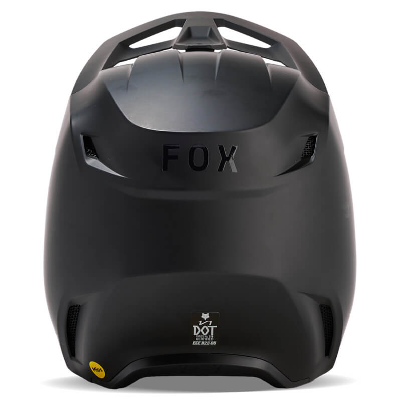 casque enfant fox racing v1 noir mat 2024 enduro