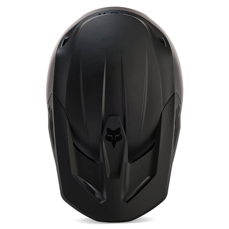 casque enfant fox racing v1 noir mat 2024 mx