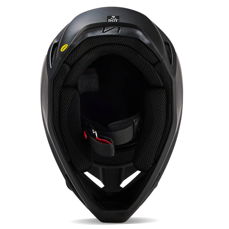 casque enfant fox racing v1 noir mat 2024 sx