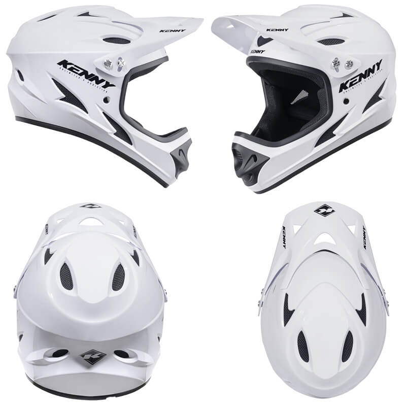 casque enfant kenny bmx blanc 27 velo