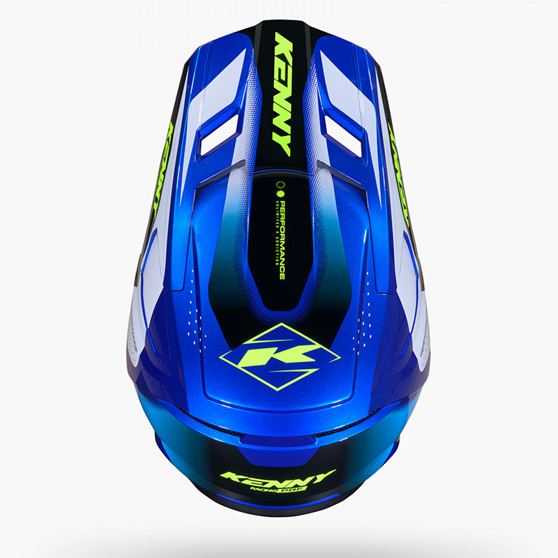 casque enfant kenny performance graphic racing blue. 3
