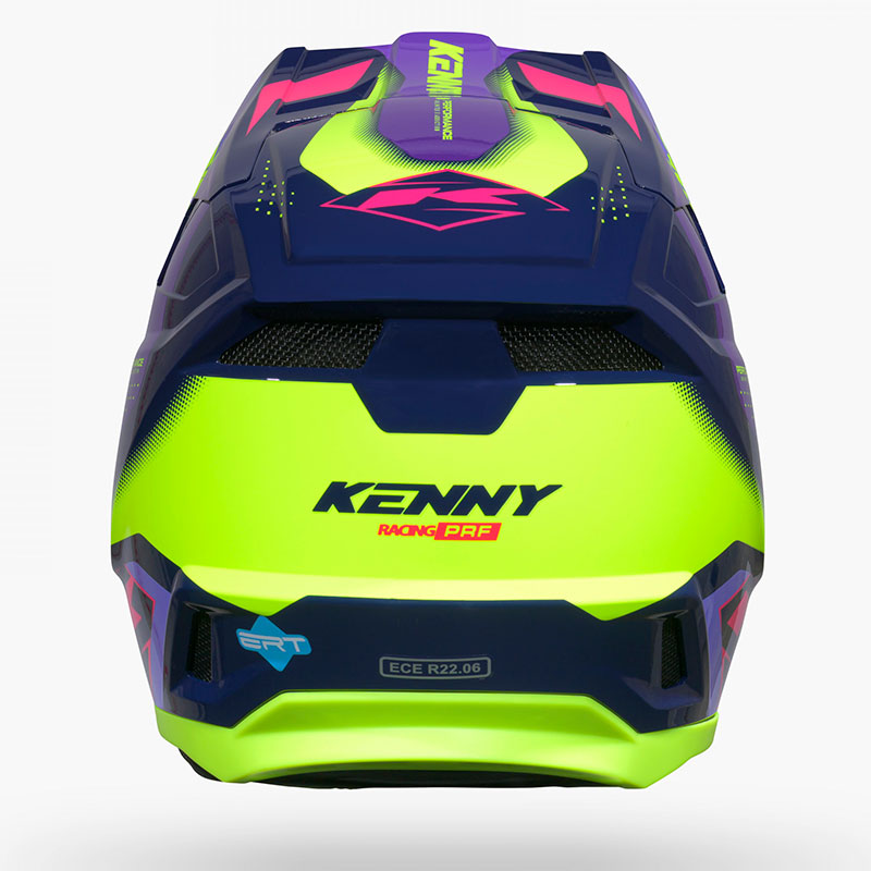 casque enfant kenny performance graphic racing purple 2