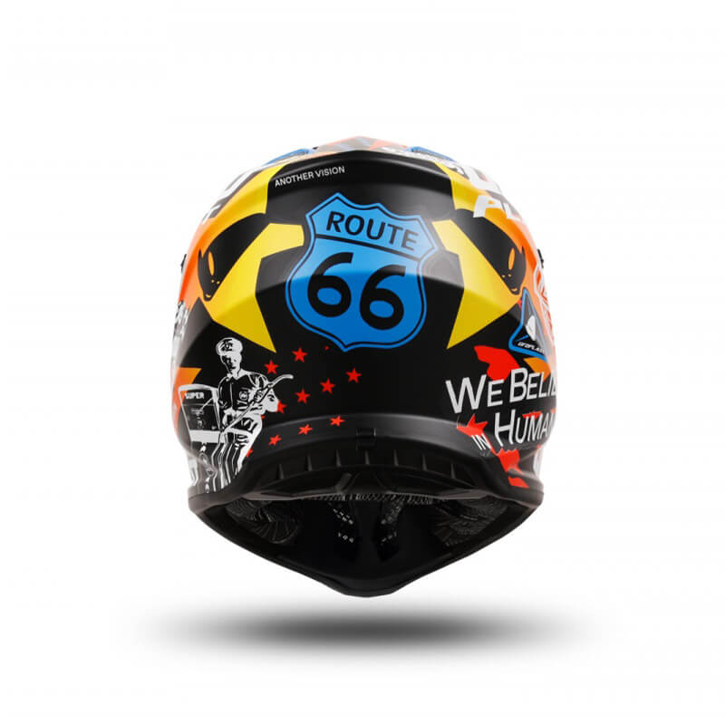 casque enfant ufo korey race day 2024 route 66