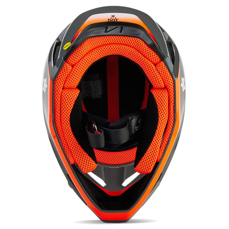 casque fox racing v1 ballast gris 2024 sx