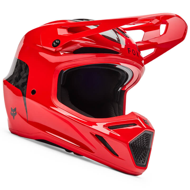 casque fox racing v3 rs fracture rouge 2026 motocross