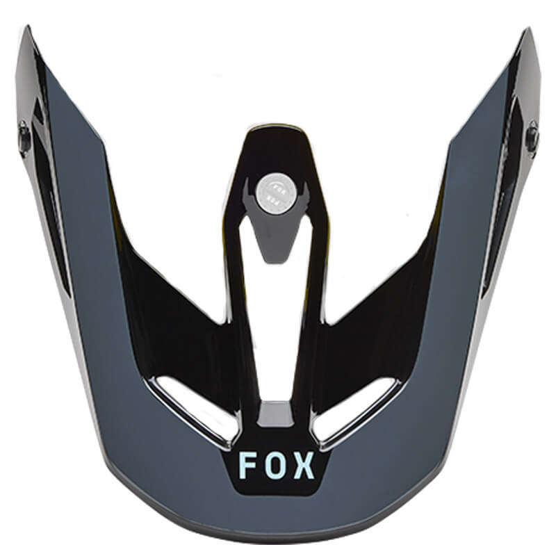 casque fox racing v3 rs grid visiere noir orange 2025