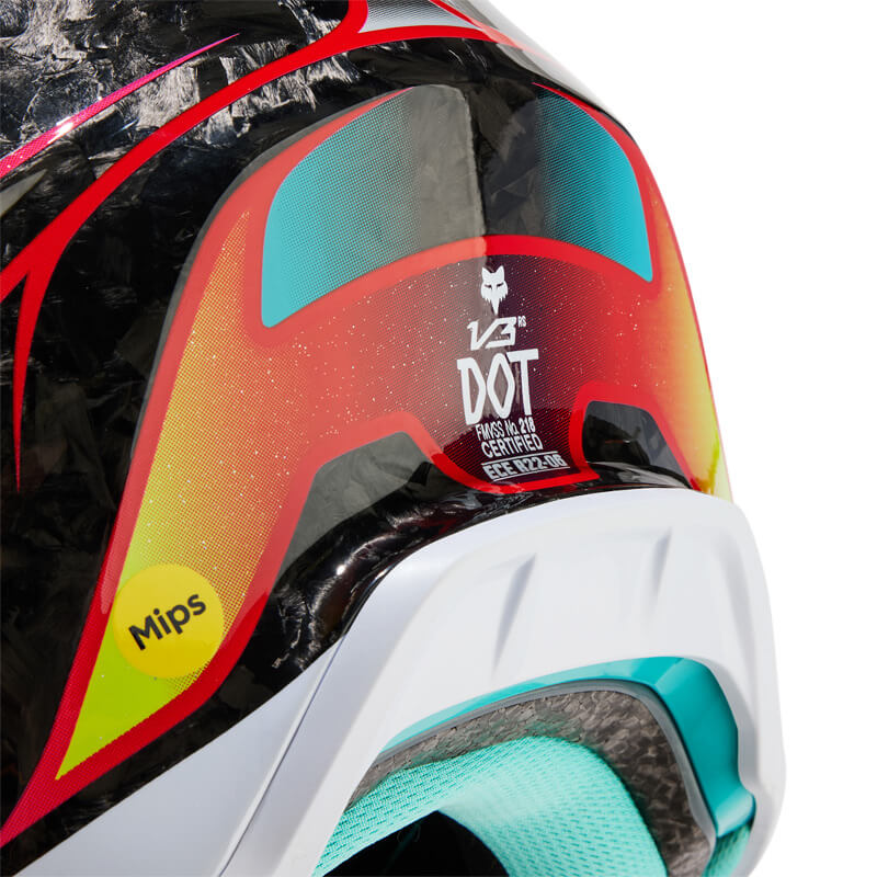 casque fox racing v3 rs viewpoint 2024 carbone