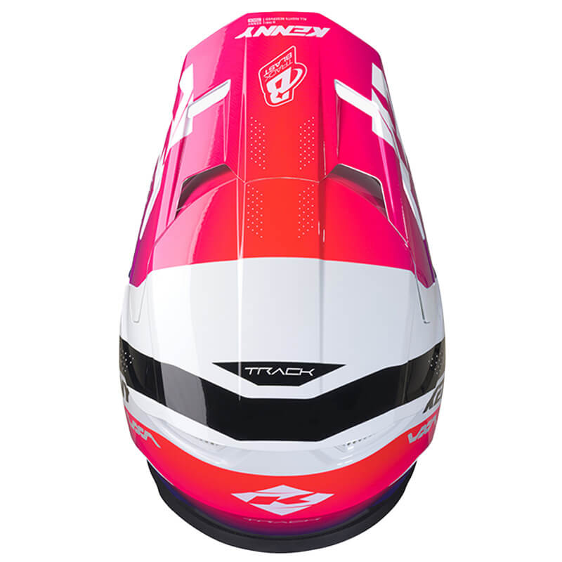 casque kenny track graphic blast rose blanc 27 mx