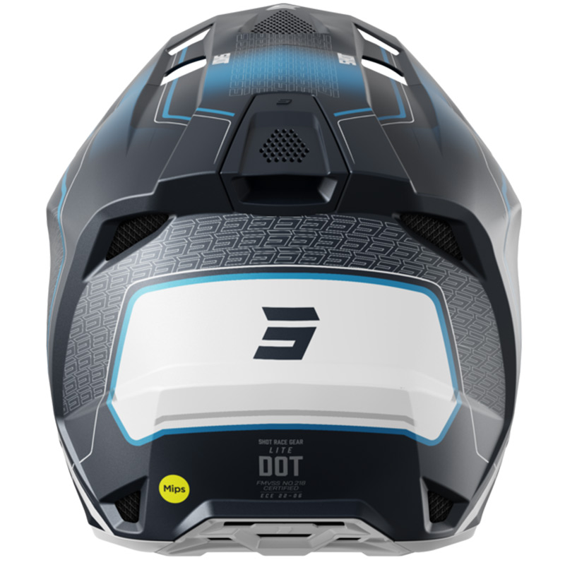 casque lite challenger bleu mx