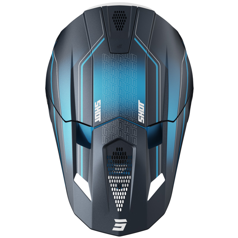 casque lite challenger bleu sx