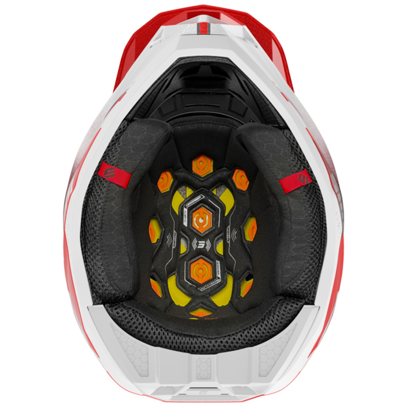casque lite challenger rouge cross
