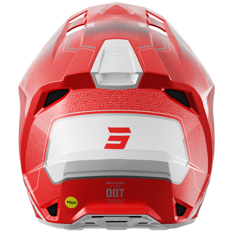 casque lite challenger rouge mx