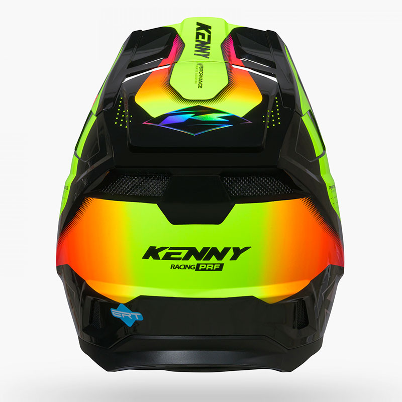 casque performance graphic racing neon yellow enfant 2