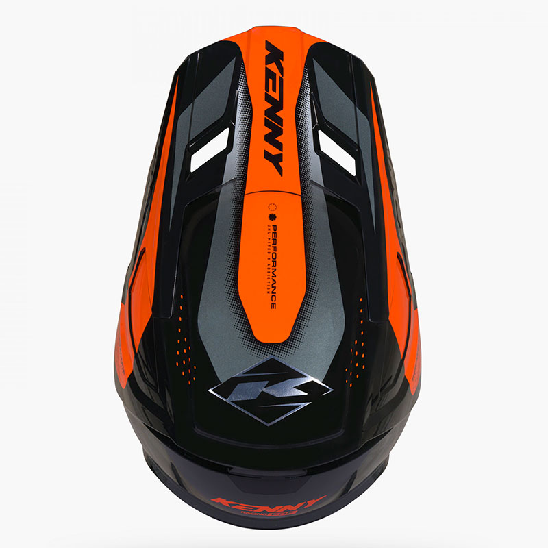 casque performance graphic racing orange enfant 3