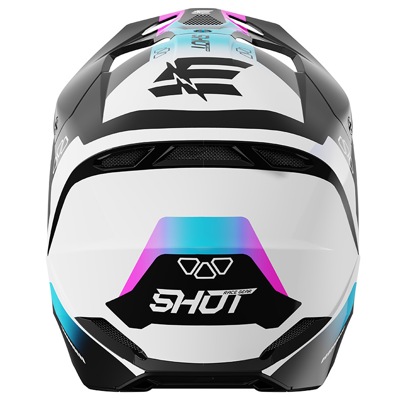 casque shot enfant furious rocket rose bleu 27