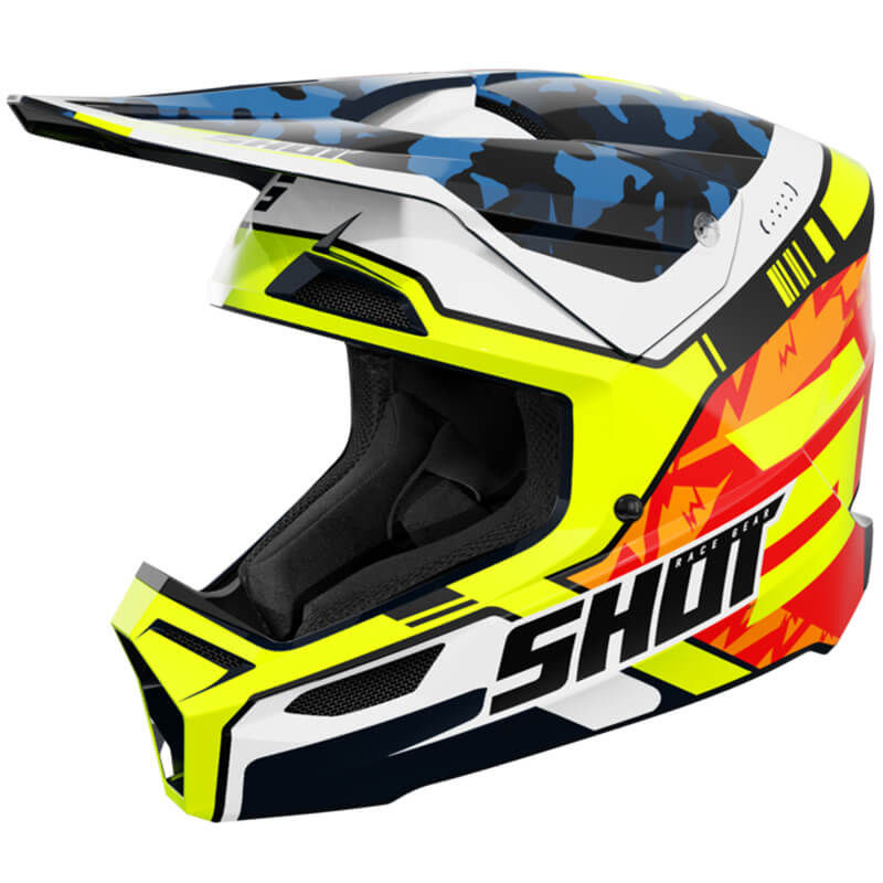 casque shot furious flash jaune 26
