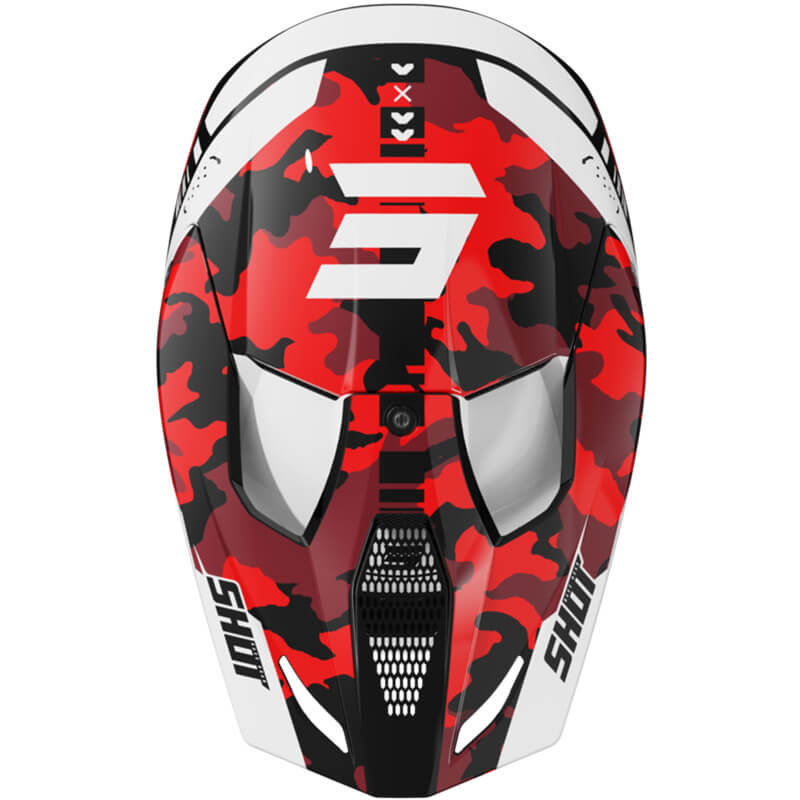 casque shot furious flash rouge 26 sx