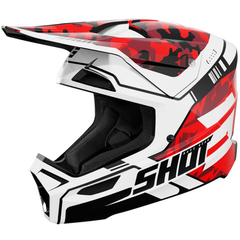 casque shot furious flash rouge 26