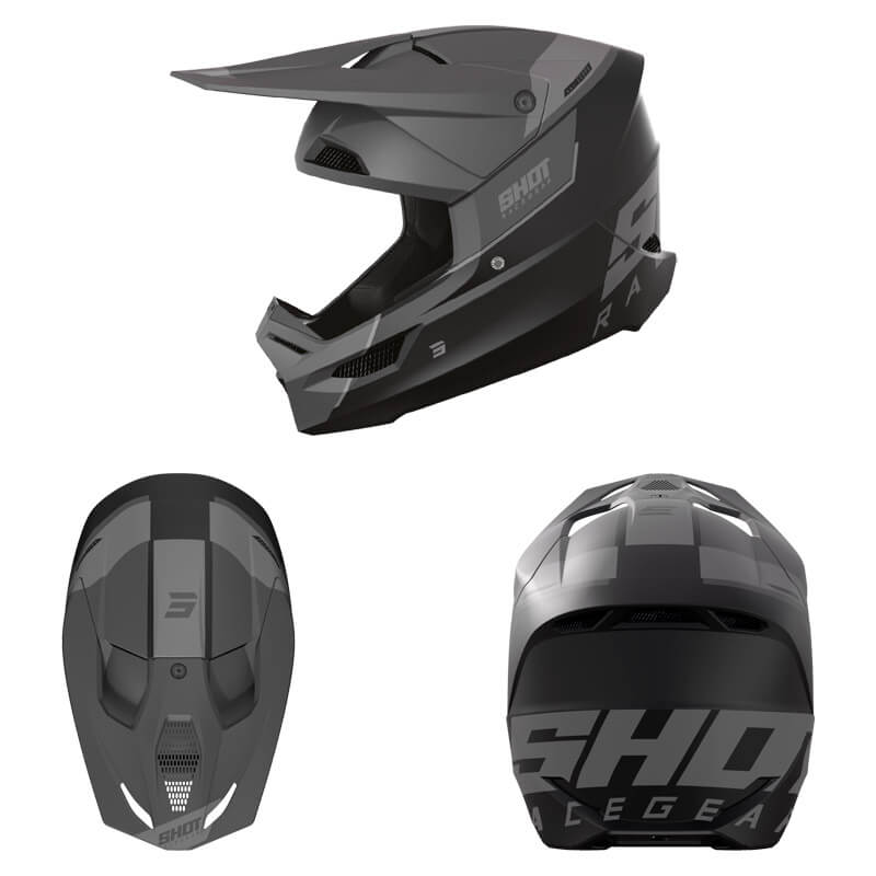 casque shot furious scope 2023 gris motocross