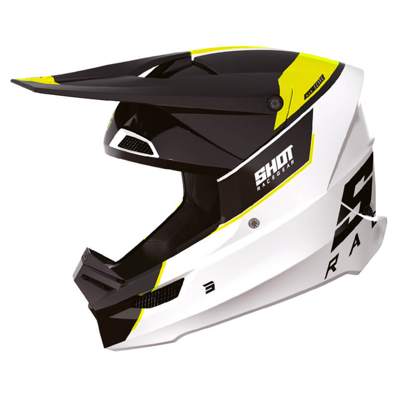 casque shot furious scope 2023 noir jaune mx