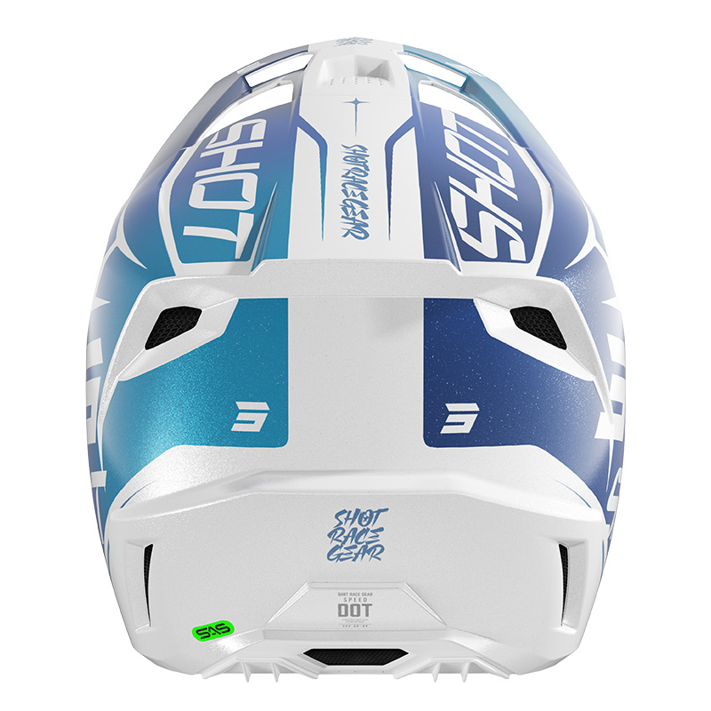 casque shot furious side bleu cross