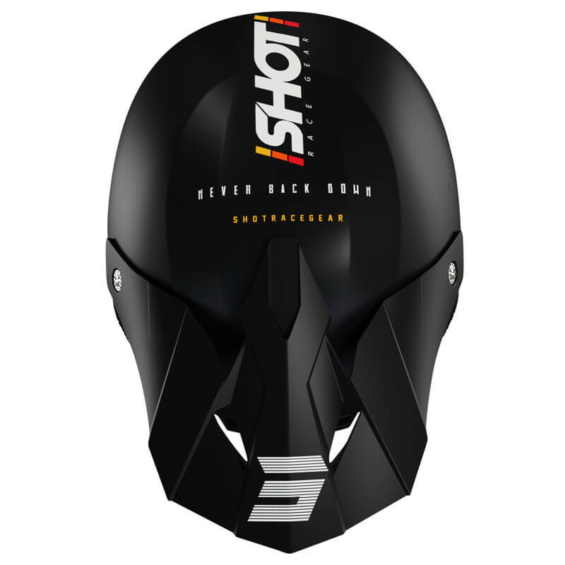 casque shot furious story orange mat 2022 cross
