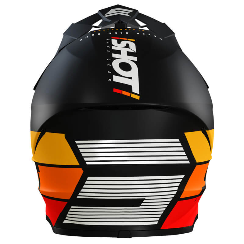 casque shot furious story orange mat 2022 enduro