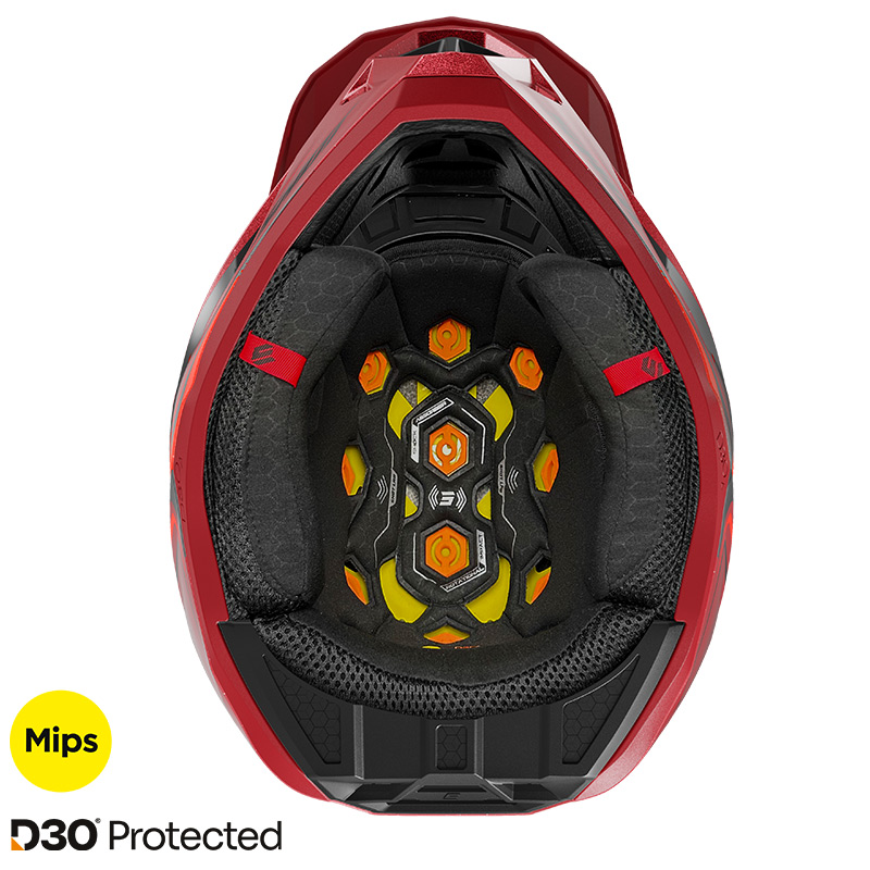 casque shot lite glory rouge 27