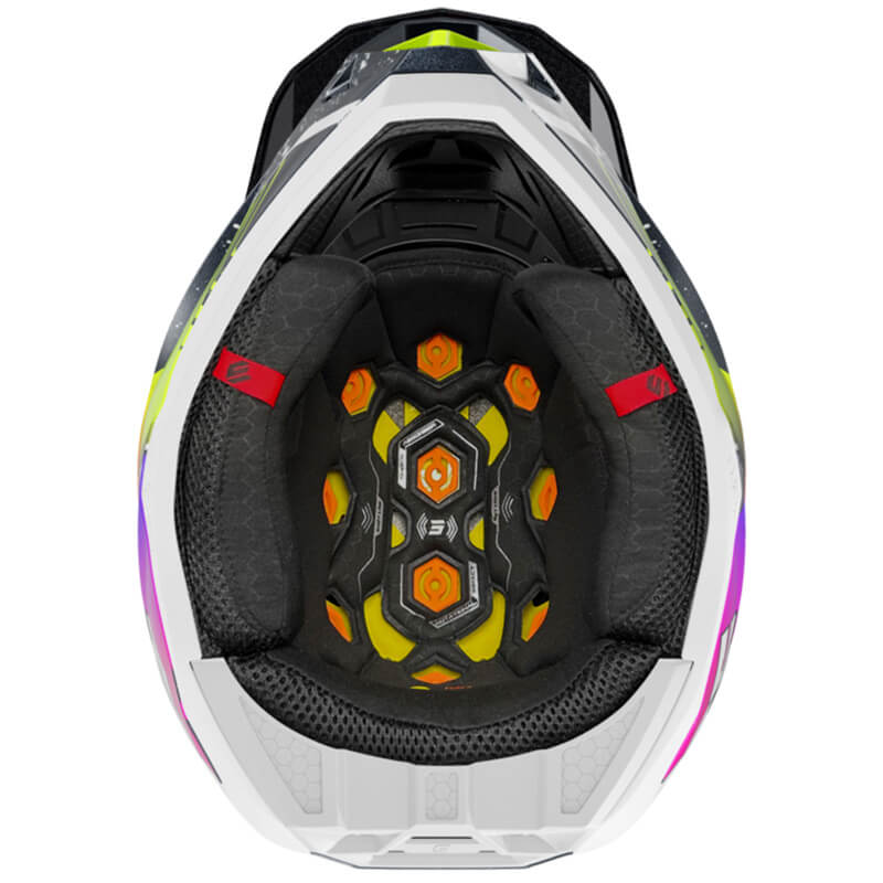 casque shot lite pearly neon jaune cross