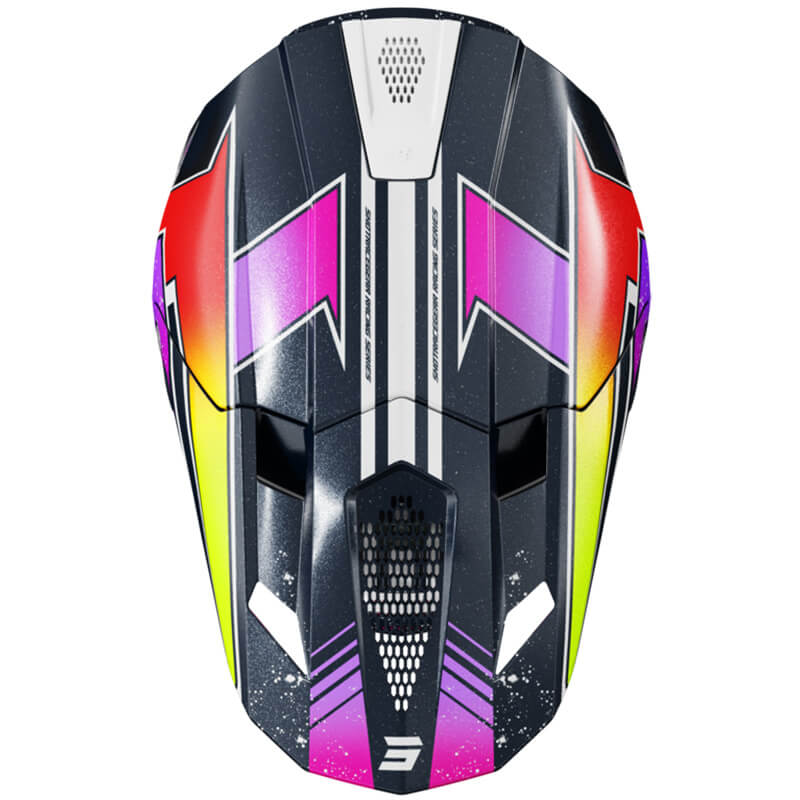 casque shot lite pearly neon jaune mx