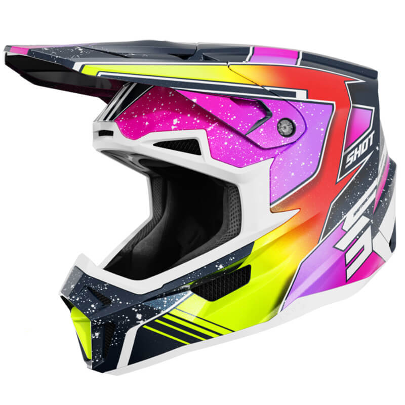 casque shot lite pearly neon jaune