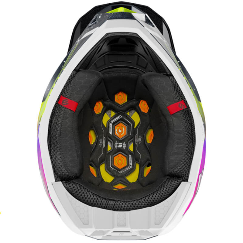 casque shot lite pearly rose cross