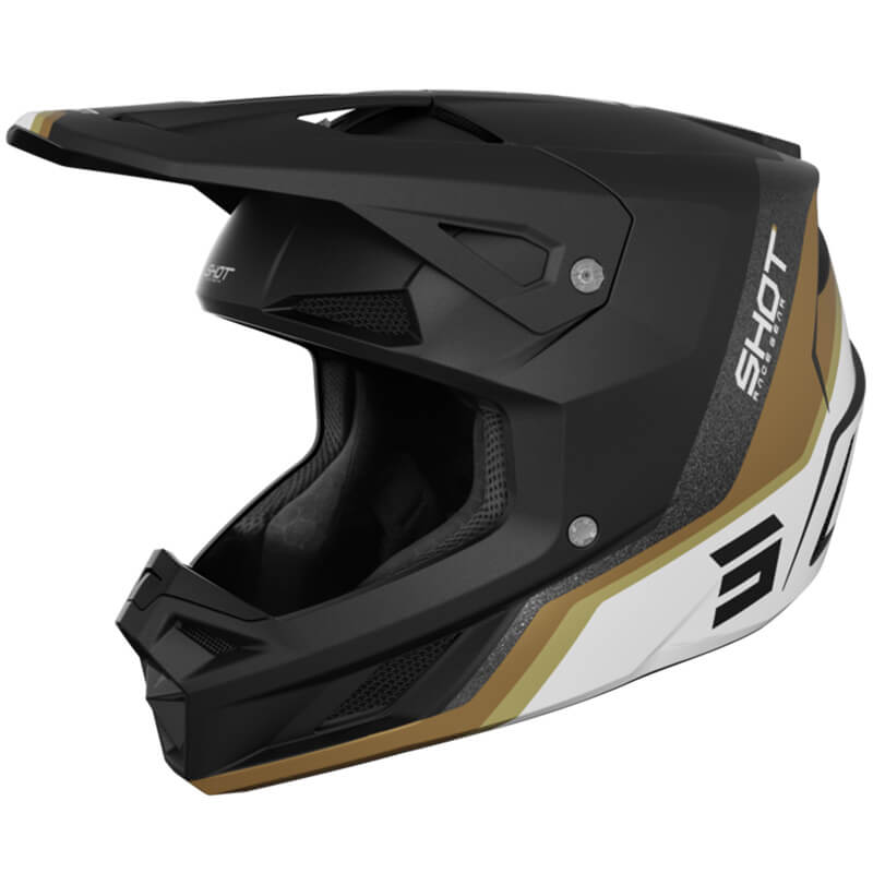 casque shot speed atomic gold
