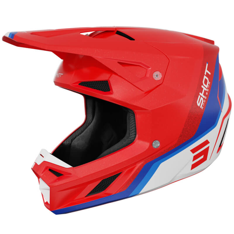 casque shot speed atomic rouge