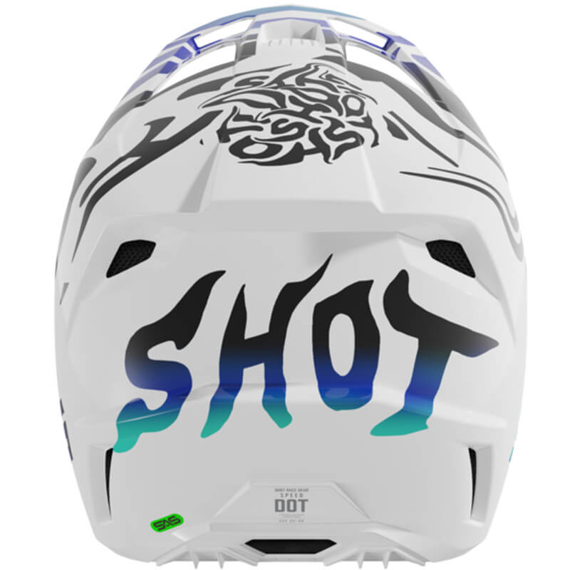 casque shot speed ghost bleu sx