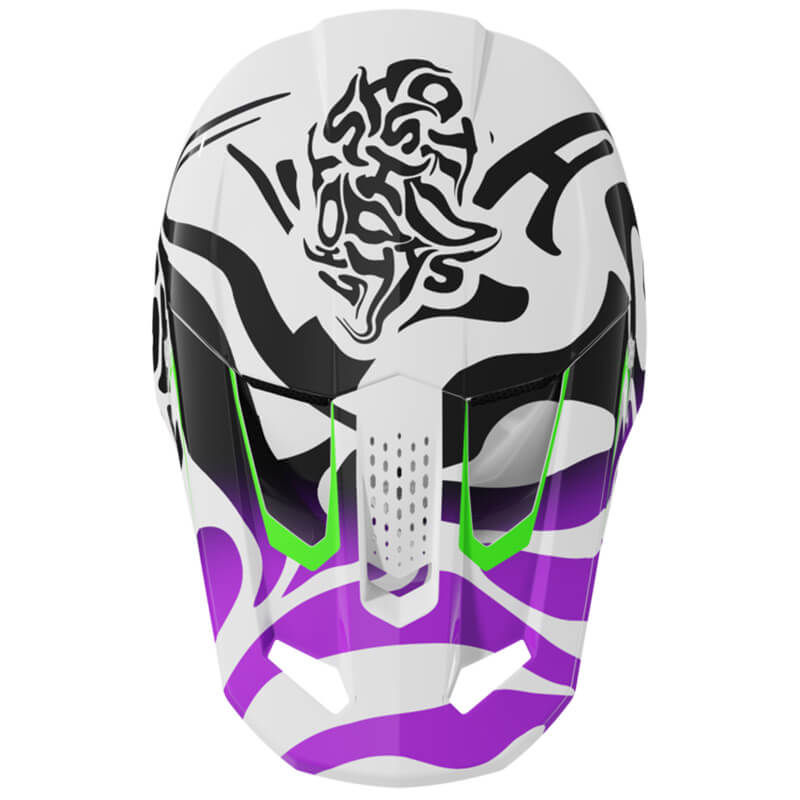 casque shot speed ghost violet mx