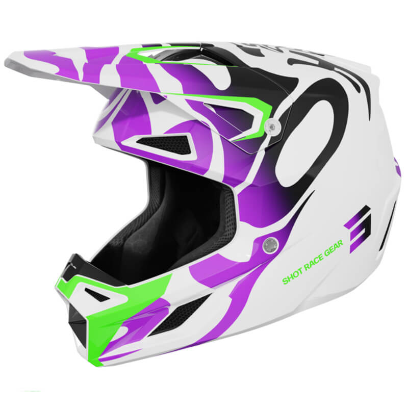 casque shot speed ghost violet