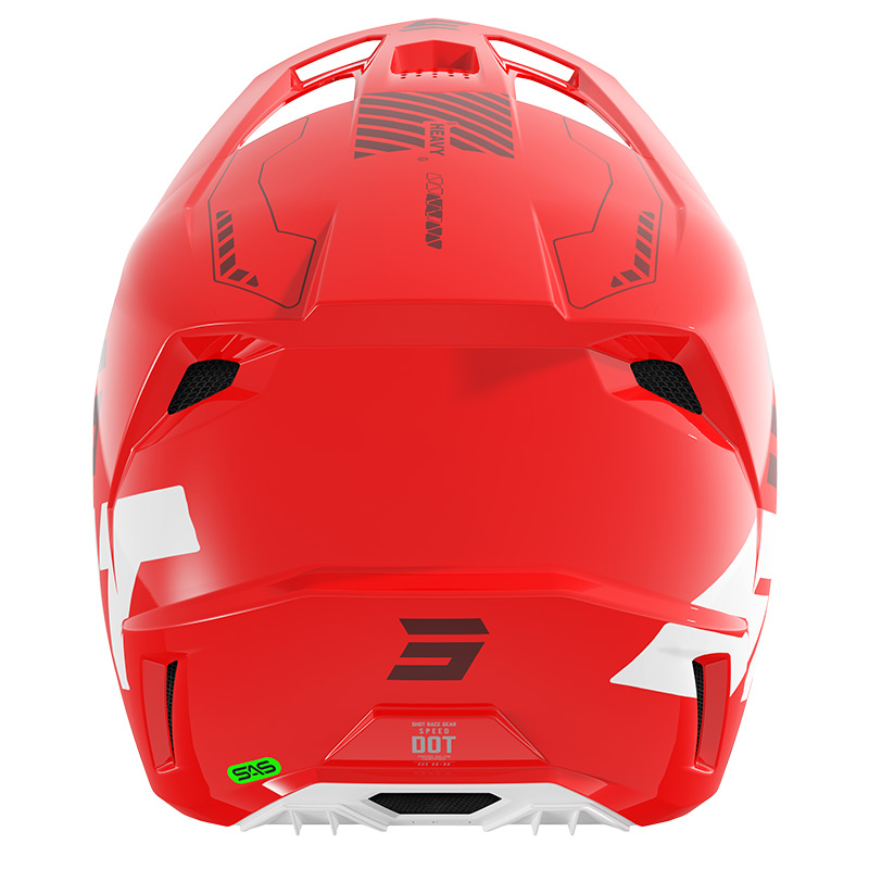 casque shot speed heavy rouge 27