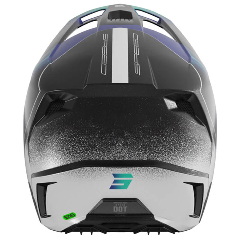 casque shot speed olymp bleu mx