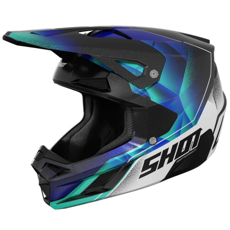 casque shot speed olymp bleu