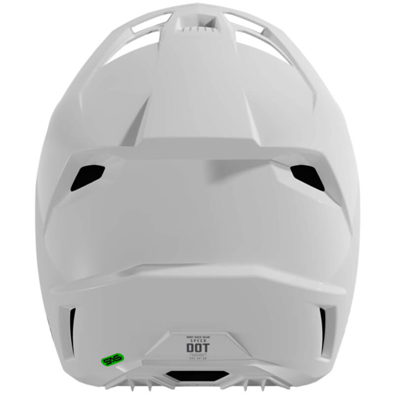 casque shot speed solid blanc 26 cross