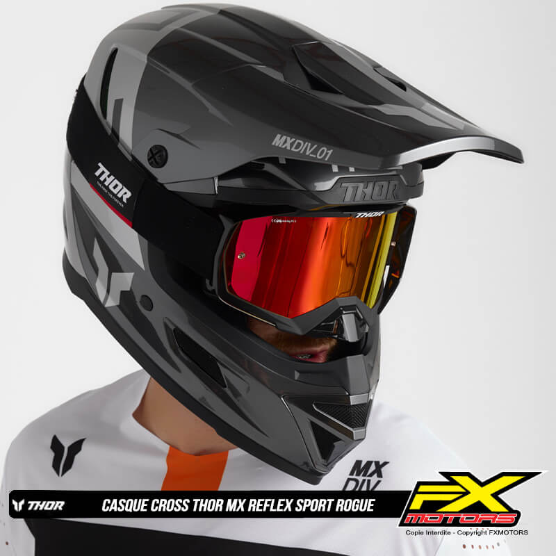 casque thor mx reflex sport carbon rogue 2025 fxmotors