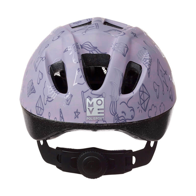 casque velo enfant polisport violet occipital