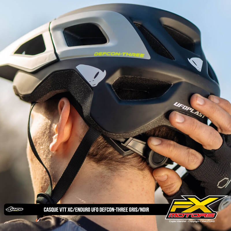 casque velo ufo defcon three gris 2024 enduro