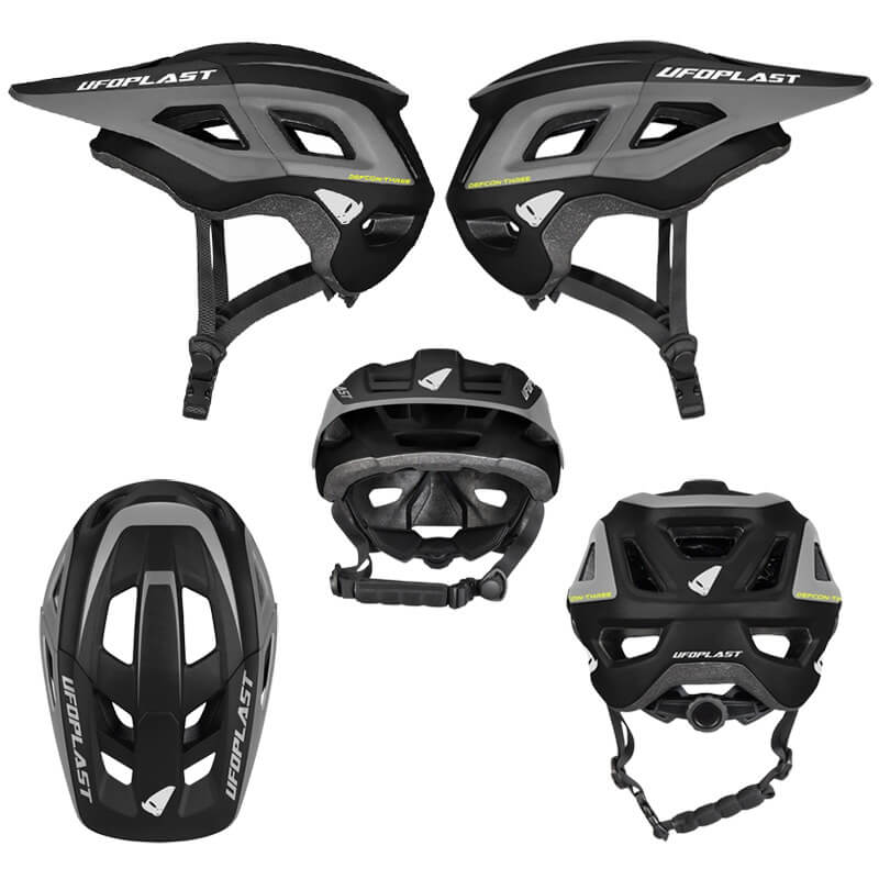 casque velo ufo defcon three gris 2024 xc