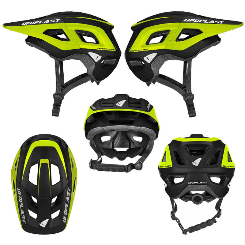 casque velo ufo defcon three jaune fluo 2024 xc