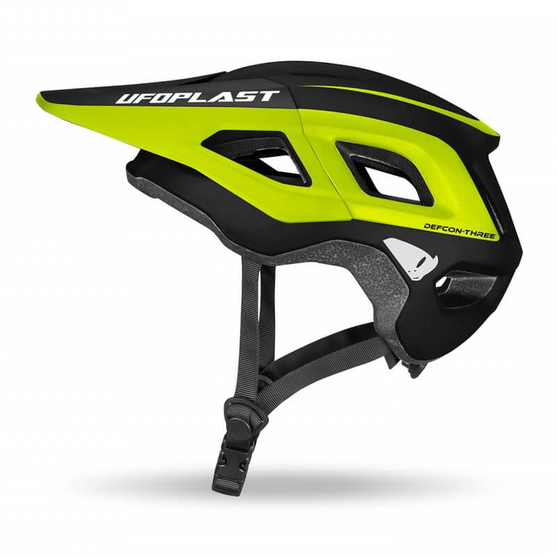 casque velo ufo defcon three jaune fluo 2024