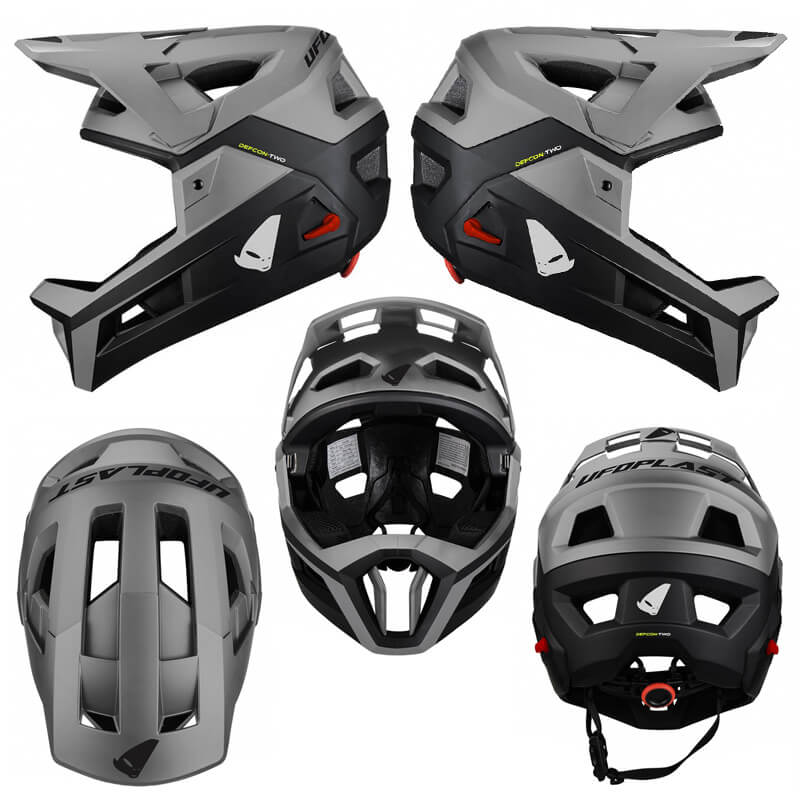 casque velo ufo defcon two gris 2024 modulable