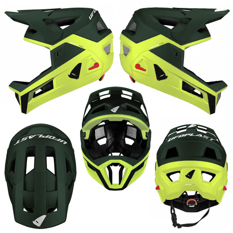 casque velo ufo defcon two vert 2024 modulable